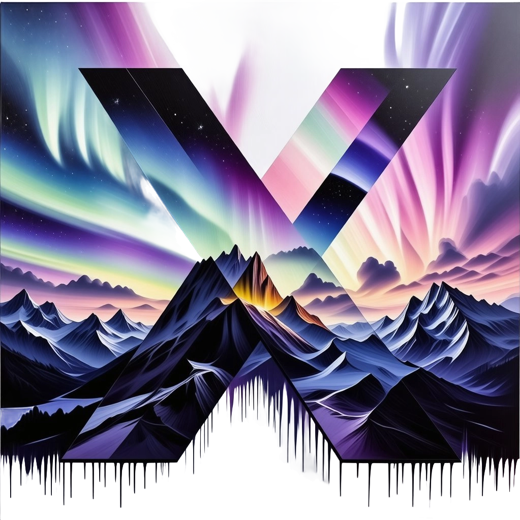 Aurora Over the Mountains